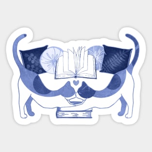 Cozy Cat Love Sticker